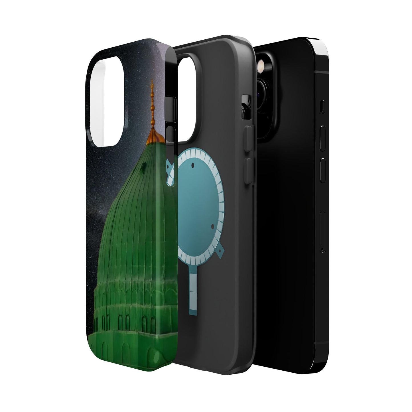 Green Dome  Design Iphone Magnetic Tough Cases