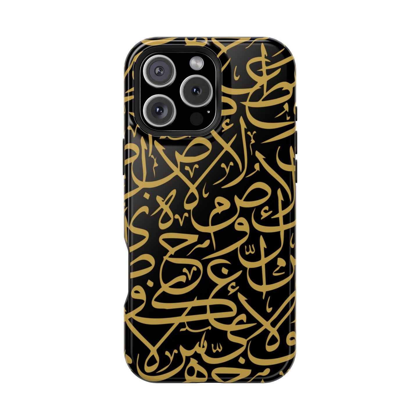 Black and Gold Arabic Letters  Iphone Magnetic Tough Cases