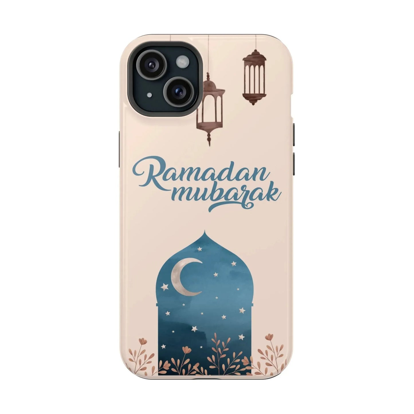 Ramadan Mubarak Design - Iphone Magnetic Tough Case book cover