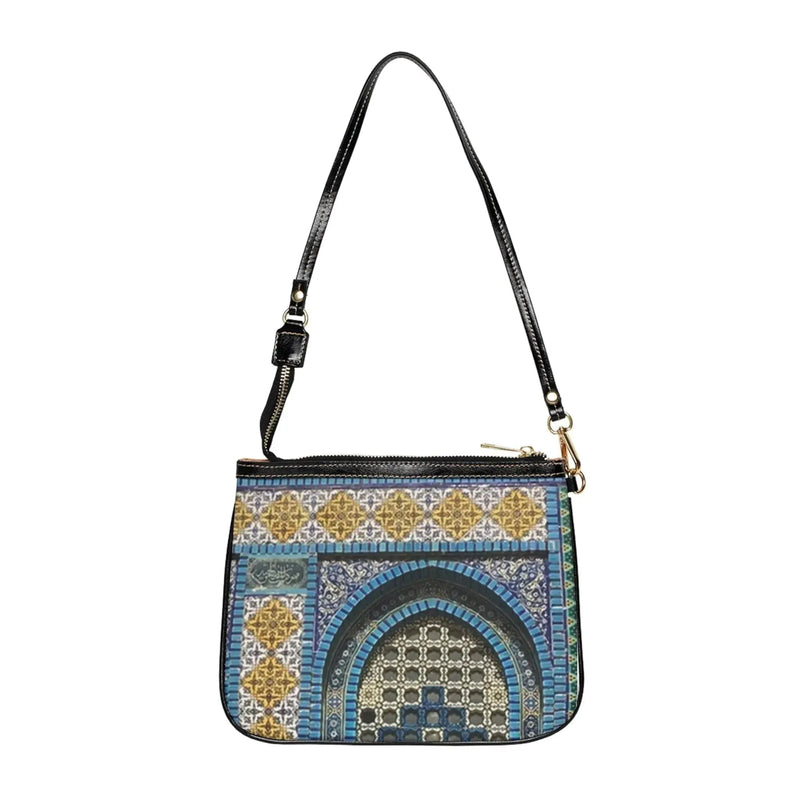 Aqsa Design Shoulder Bag - Small Leather Crossbody Purse book cover
