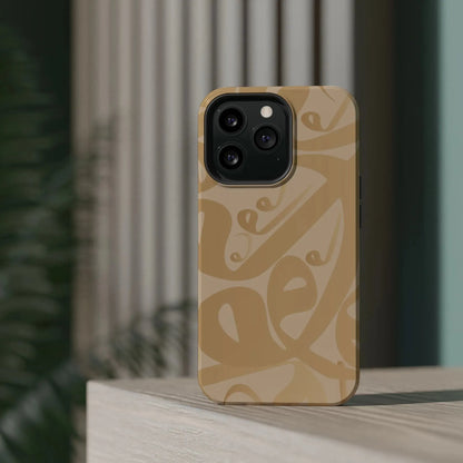 Waw " Design - Iphone Magnetic Tough Case book cover