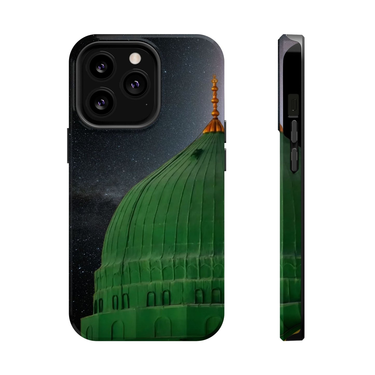 Green Dome  Design Iphone Magnetic Tough Cases