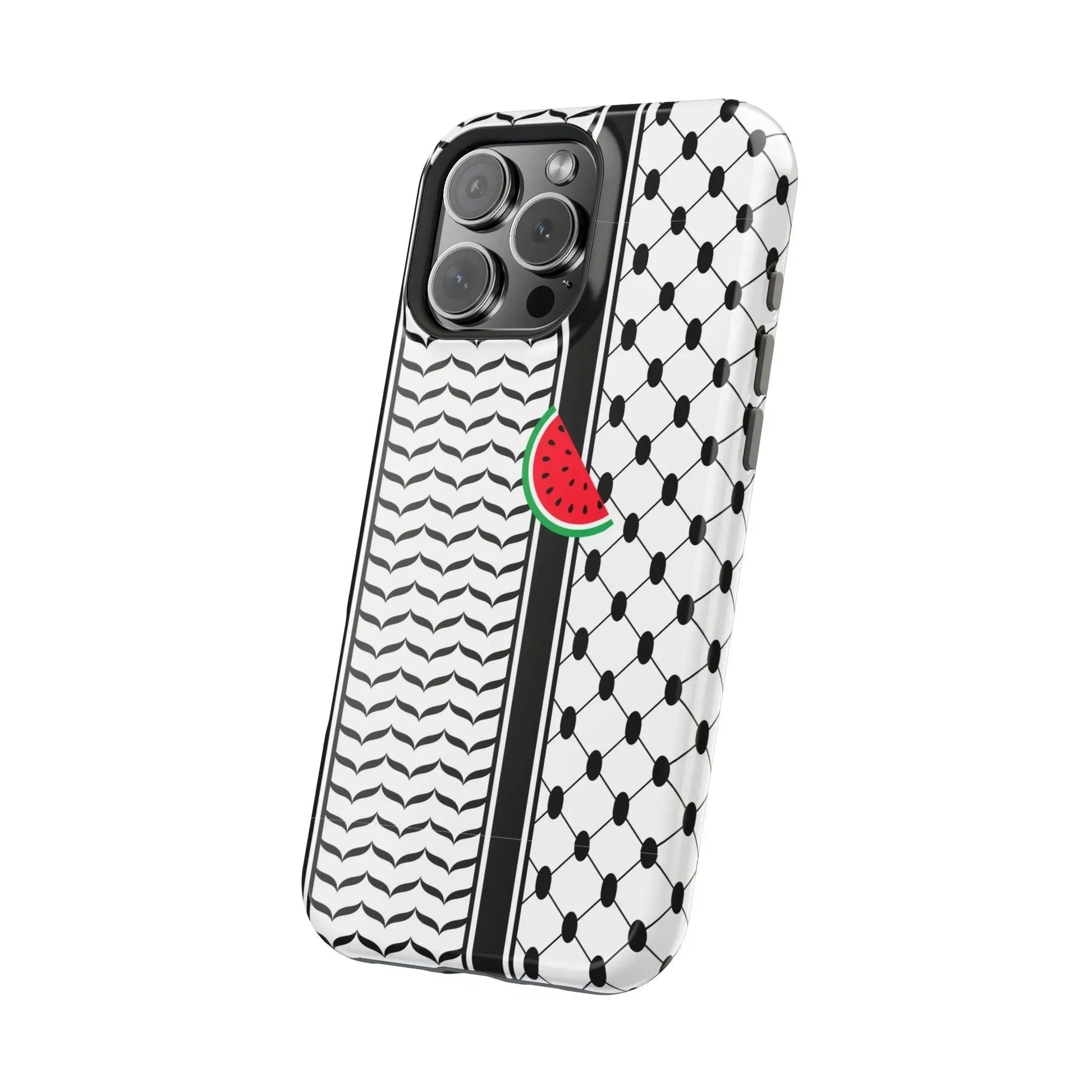 Kufieh Geometric Design Iphone Magnetic Tough Case book cover