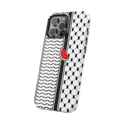 Kufieh Geometric Design Iphone Magnetic Tough Case book cover