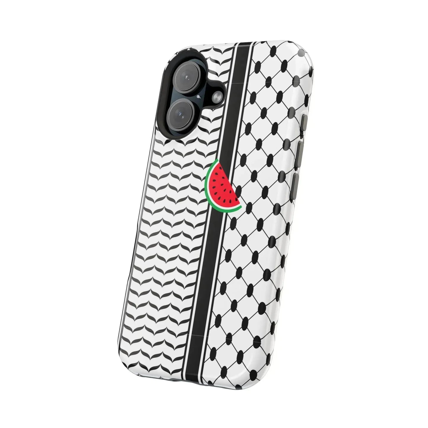 Kufieh Geometric Design Iphone Magnetic Tough Case book cover