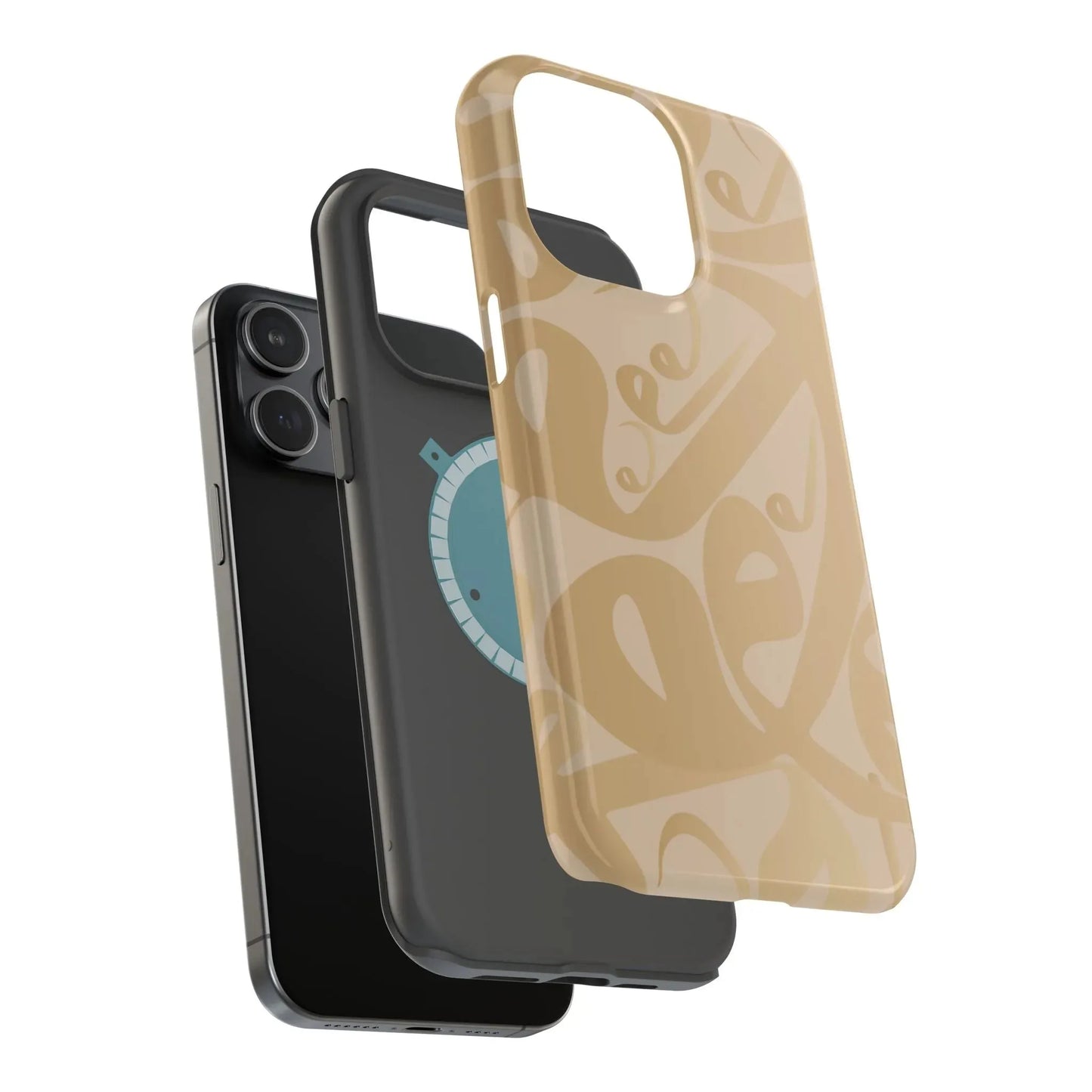 Waw " Design - Iphone Magnetic Tough Case book cover