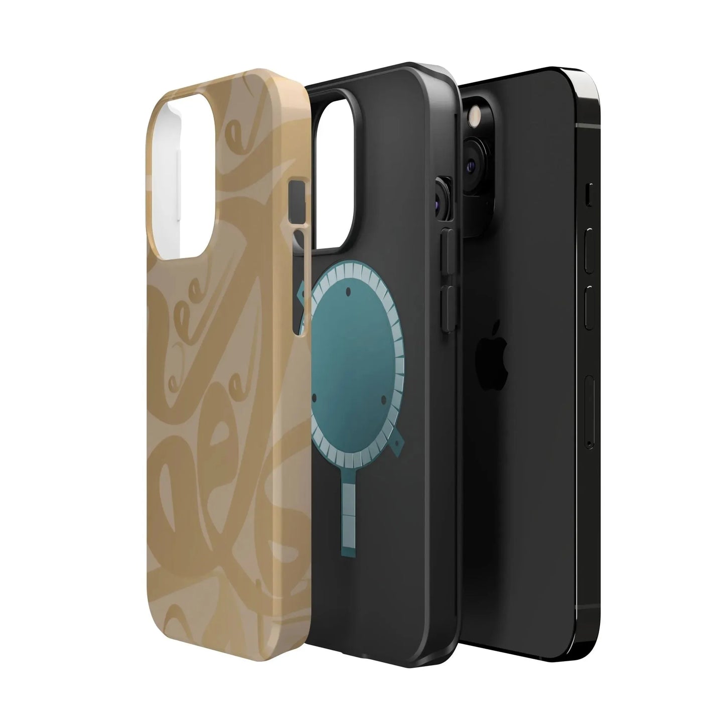 Waw " Design - Iphone Magnetic Tough Case book cover