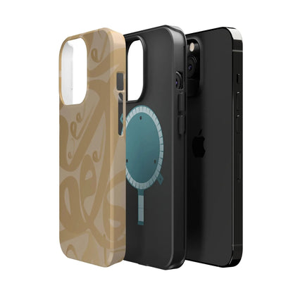 Waw " Design - Iphone Magnetic Tough Case book cover