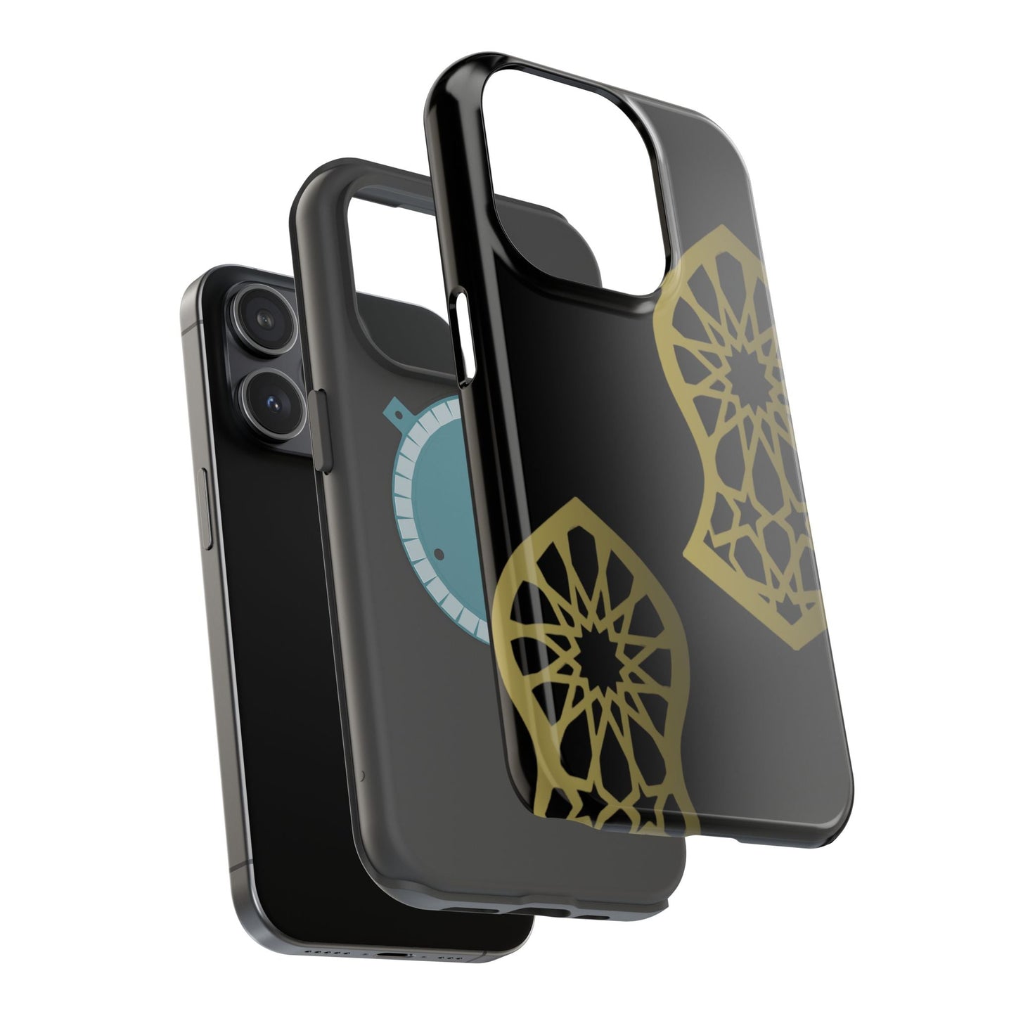 Grey and Gold Sandala Design Iphone Magnetic Tough Cases