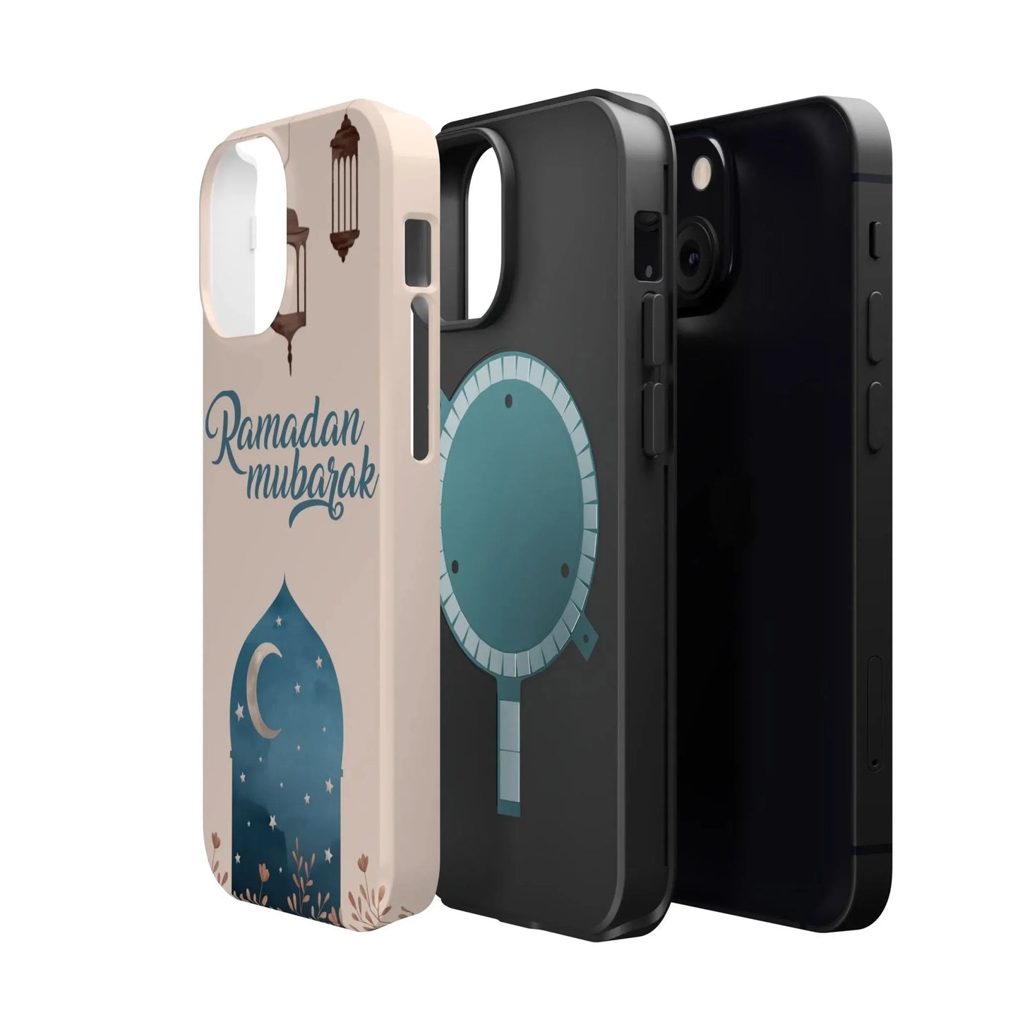 Ramadan Mubarak Design - Iphone Magnetic Tough Case book cover