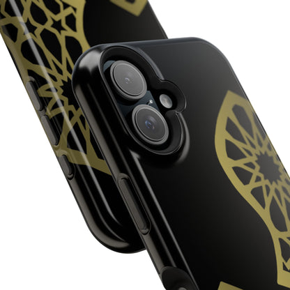 Grey and Gold Sandala Design Iphone Magnetic Tough Cases