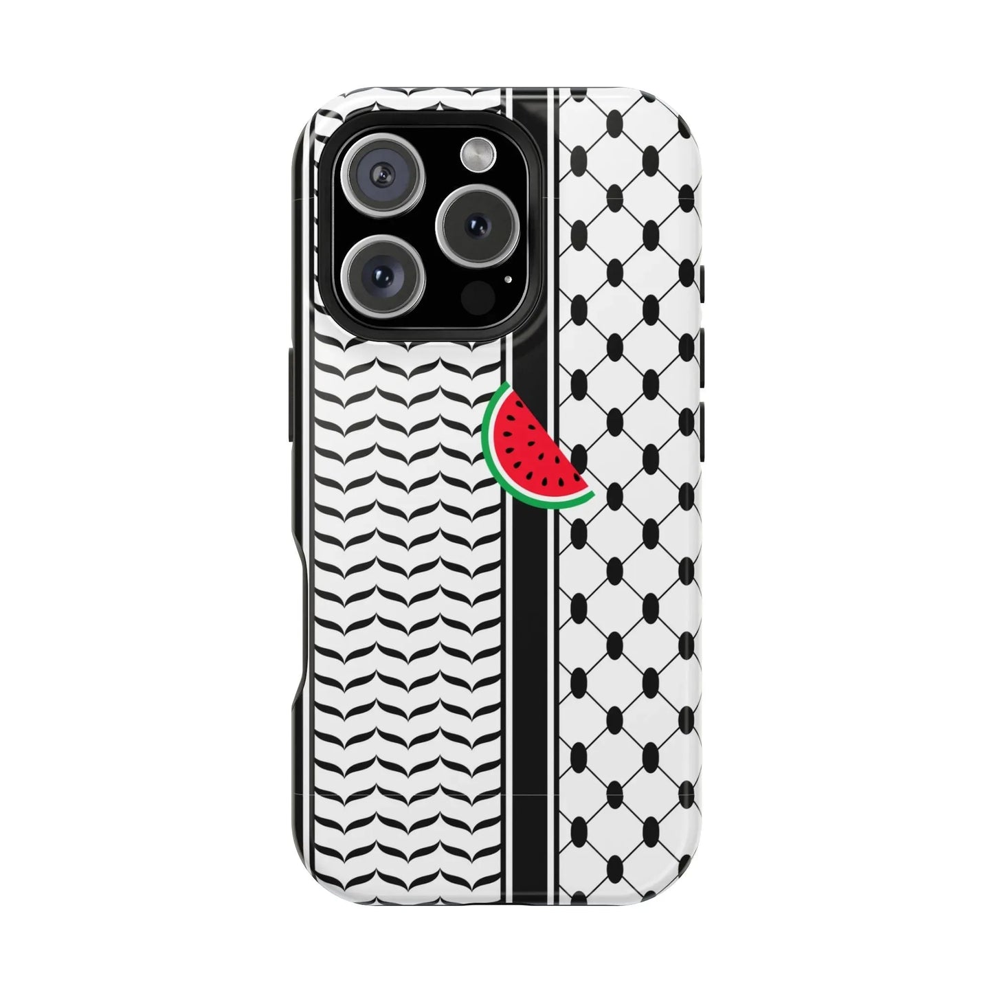 Kufieh Geometric Design Iphone Magnetic Tough Case book cover