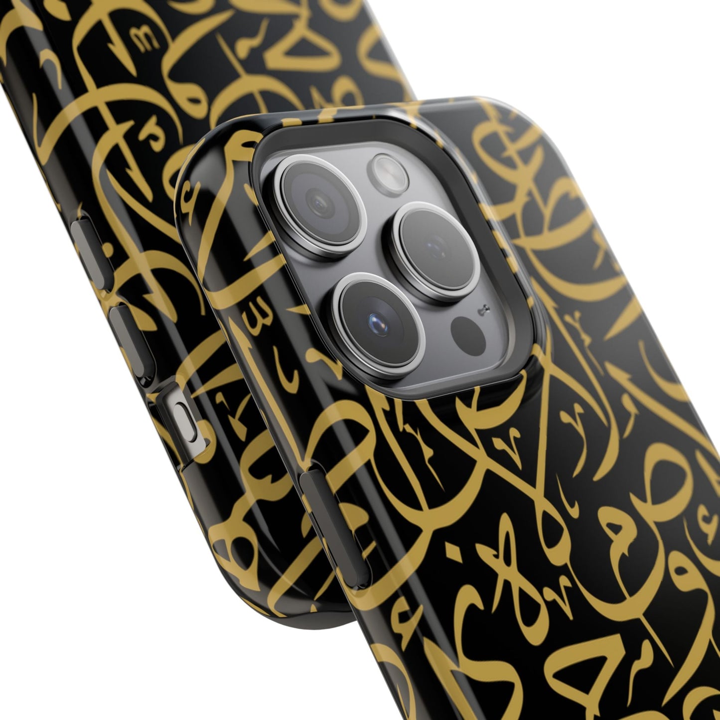 Black and Gold Arabic Letters  Iphone Magnetic Tough Cases
