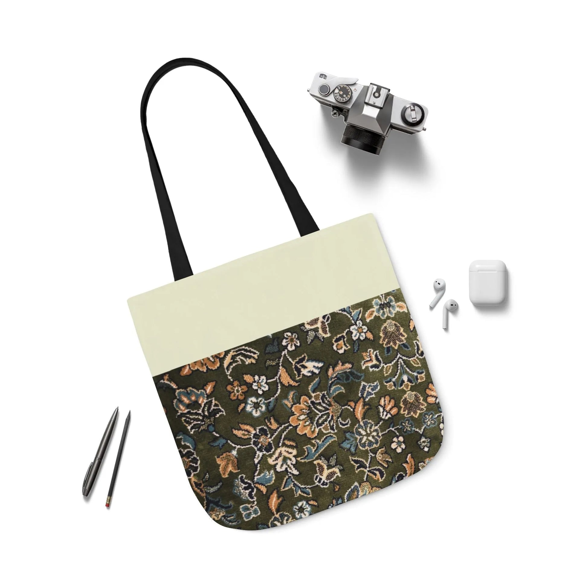 Rawdah Canvas Tote Bag, 3-Color Straps book cover