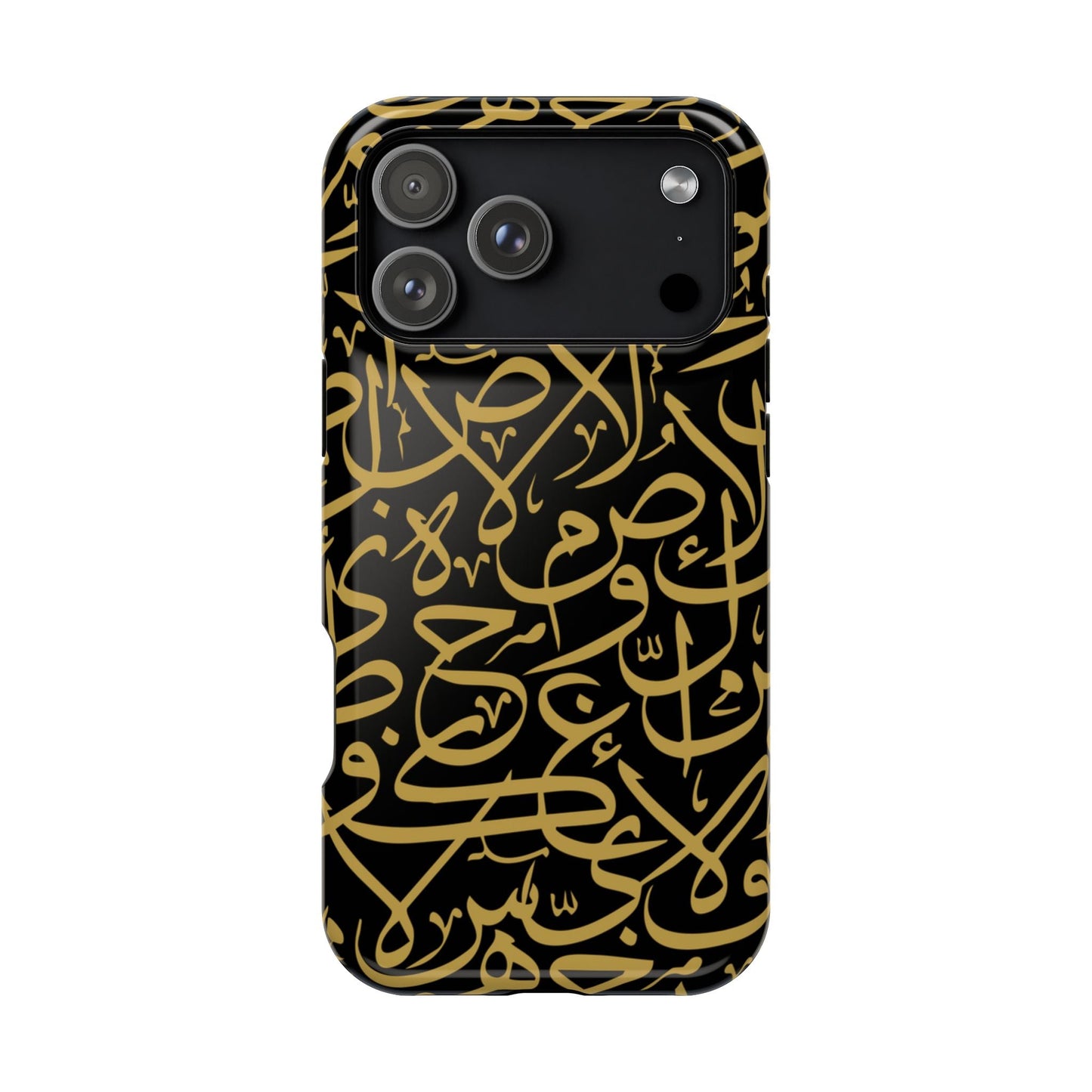 Black and Gold Arabic Letters  Iphone Magnetic Tough Cases