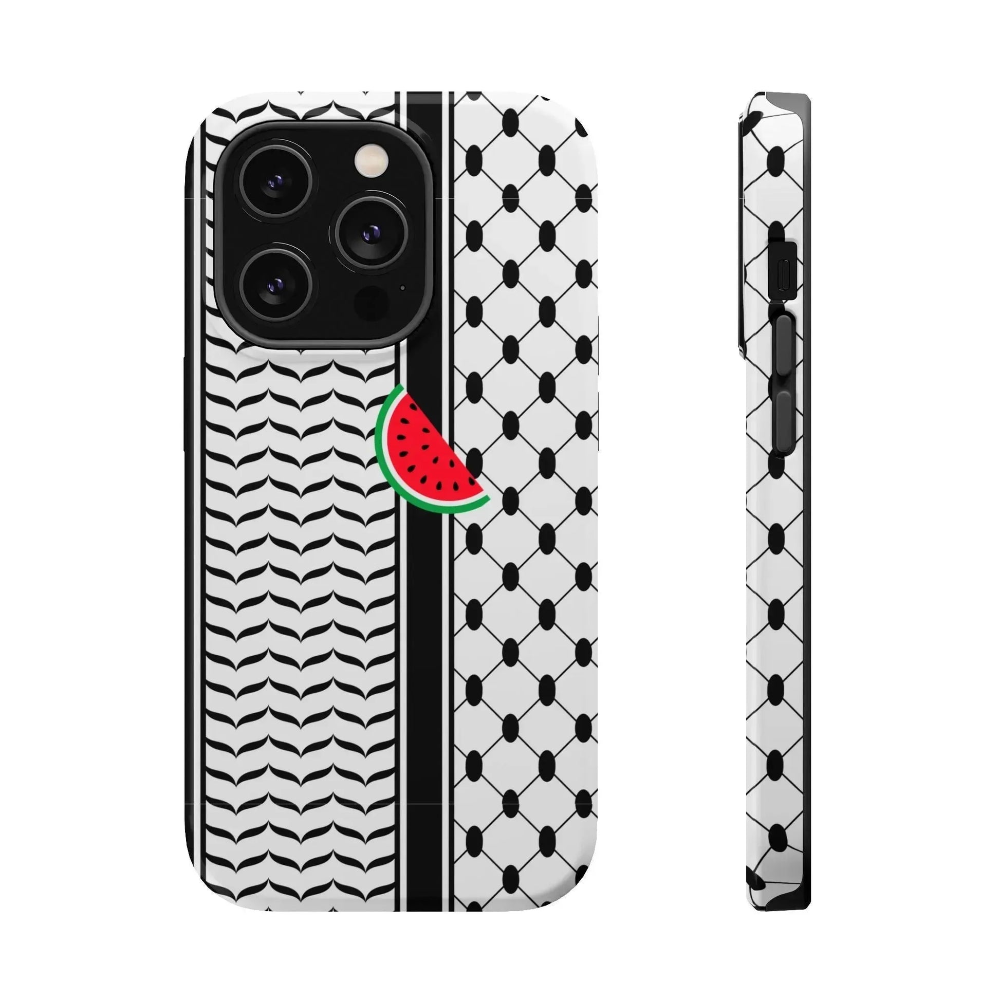 Kufieh Geometric Design Iphone Magnetic Tough Case book cover