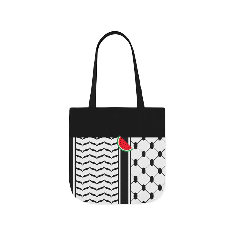 Black and White Kufieh Design Tote Bag book cover