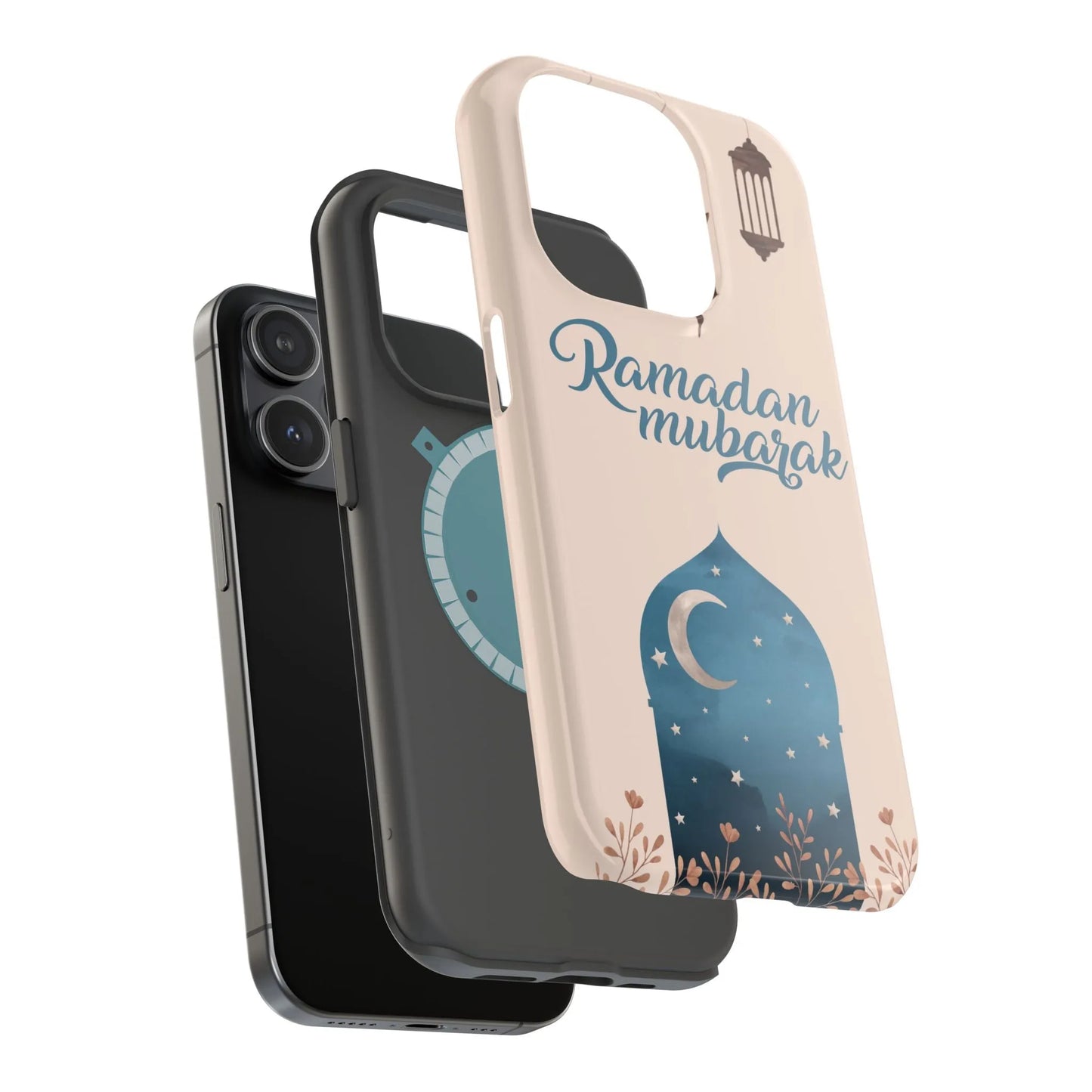 Ramadan Mubarak Design - Iphone Magnetic Tough Case book cover