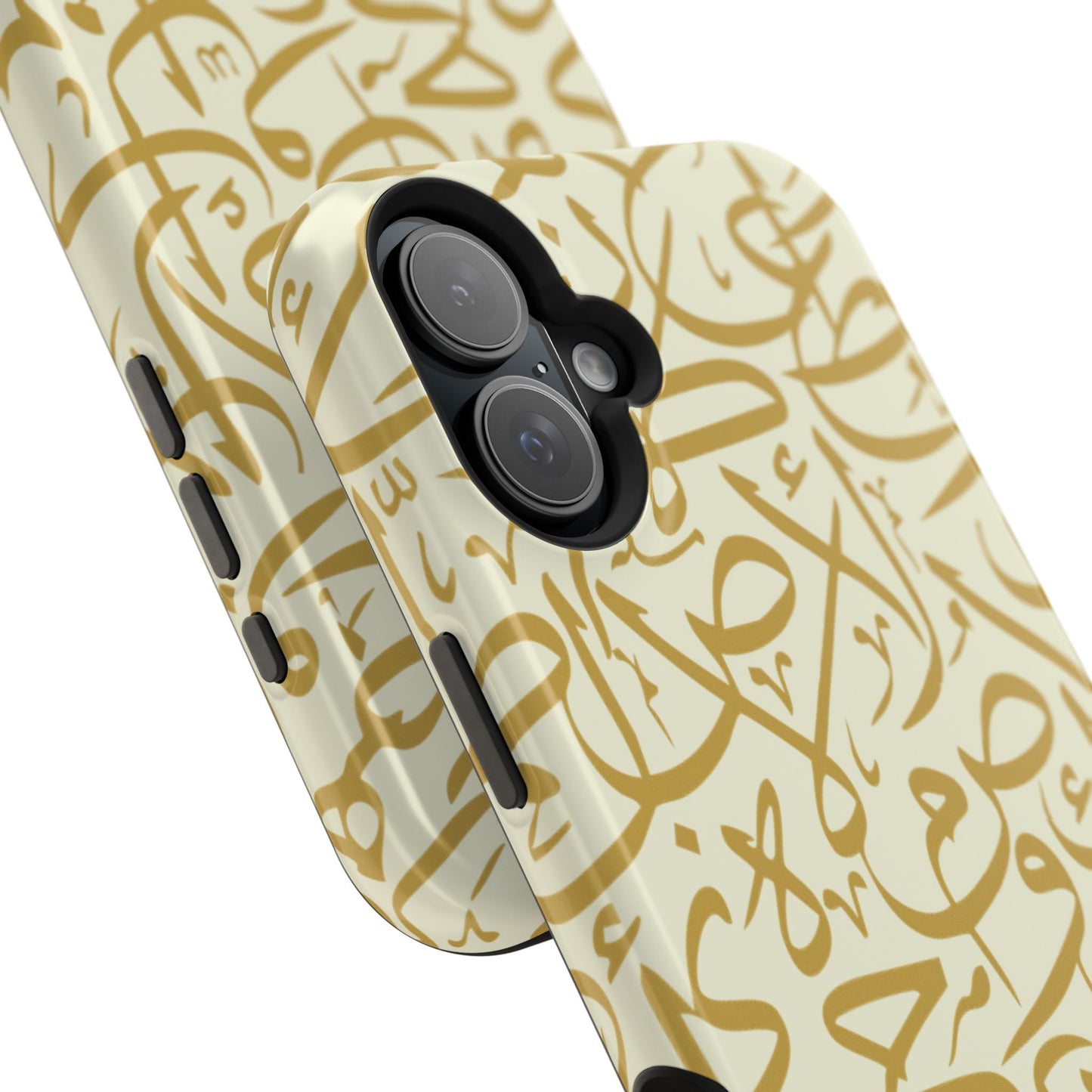 Beige and Gold Arabic Letters  Iphone Magnetic Tough Cases