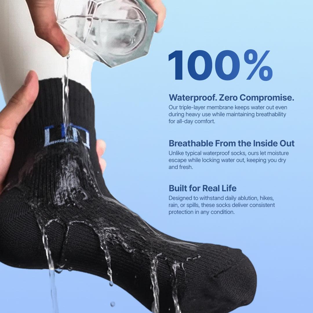 The Wudhu Socks: Year-Round Socks for Ablution