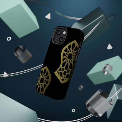 Grey and Gold Sandala Design Iphone Magnetic Tough Cases