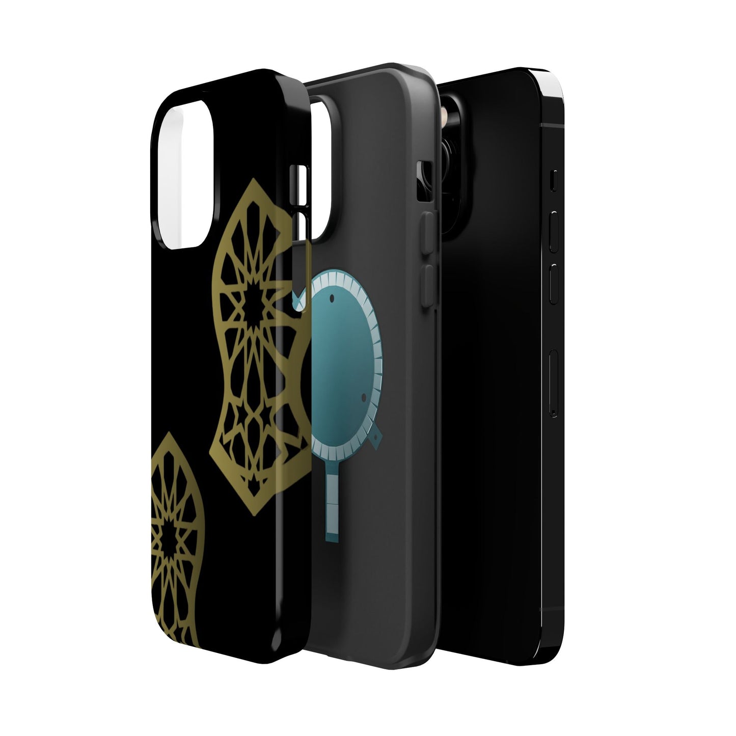 Grey and Gold Sandala Design Iphone Magnetic Tough Cases