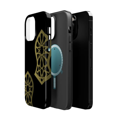 Grey and Gold Sandala Design Iphone Magnetic Tough Cases
