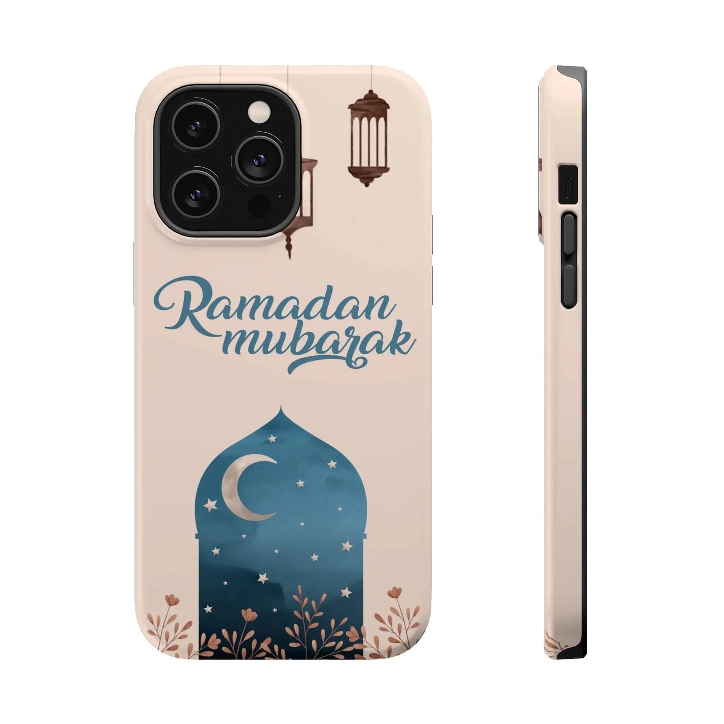 Ramadan Mubarak Design - Iphone Magnetic Tough Case book cover