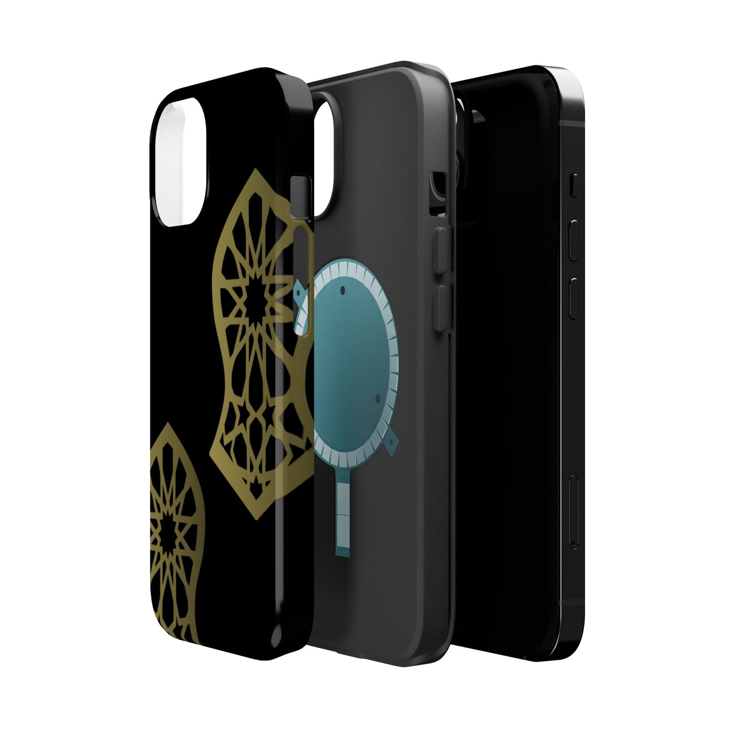 Grey and Gold Sandala Design Iphone Magnetic Tough Cases