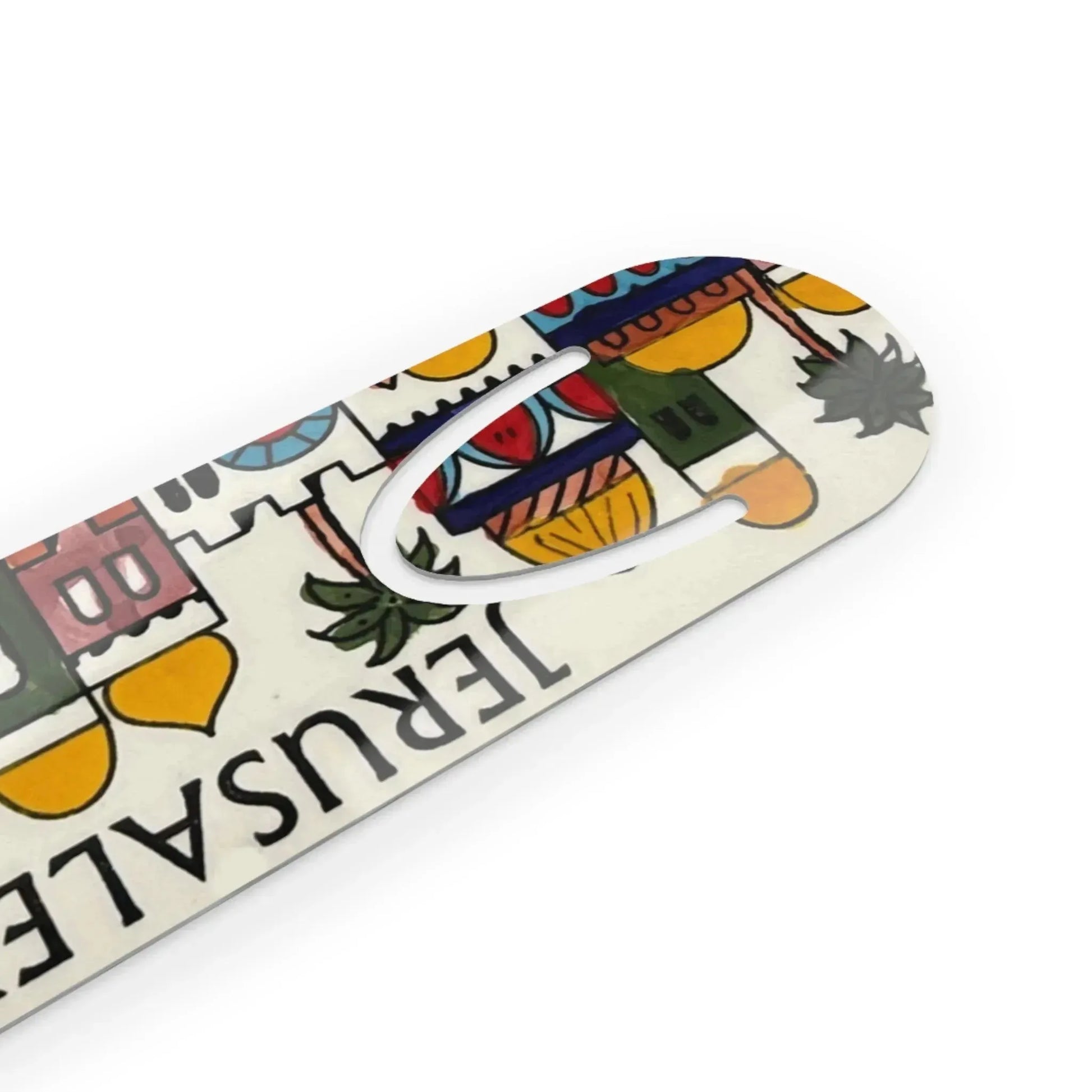 Jerusalem City Bookmark - Stylish Metal Page Holder book cover