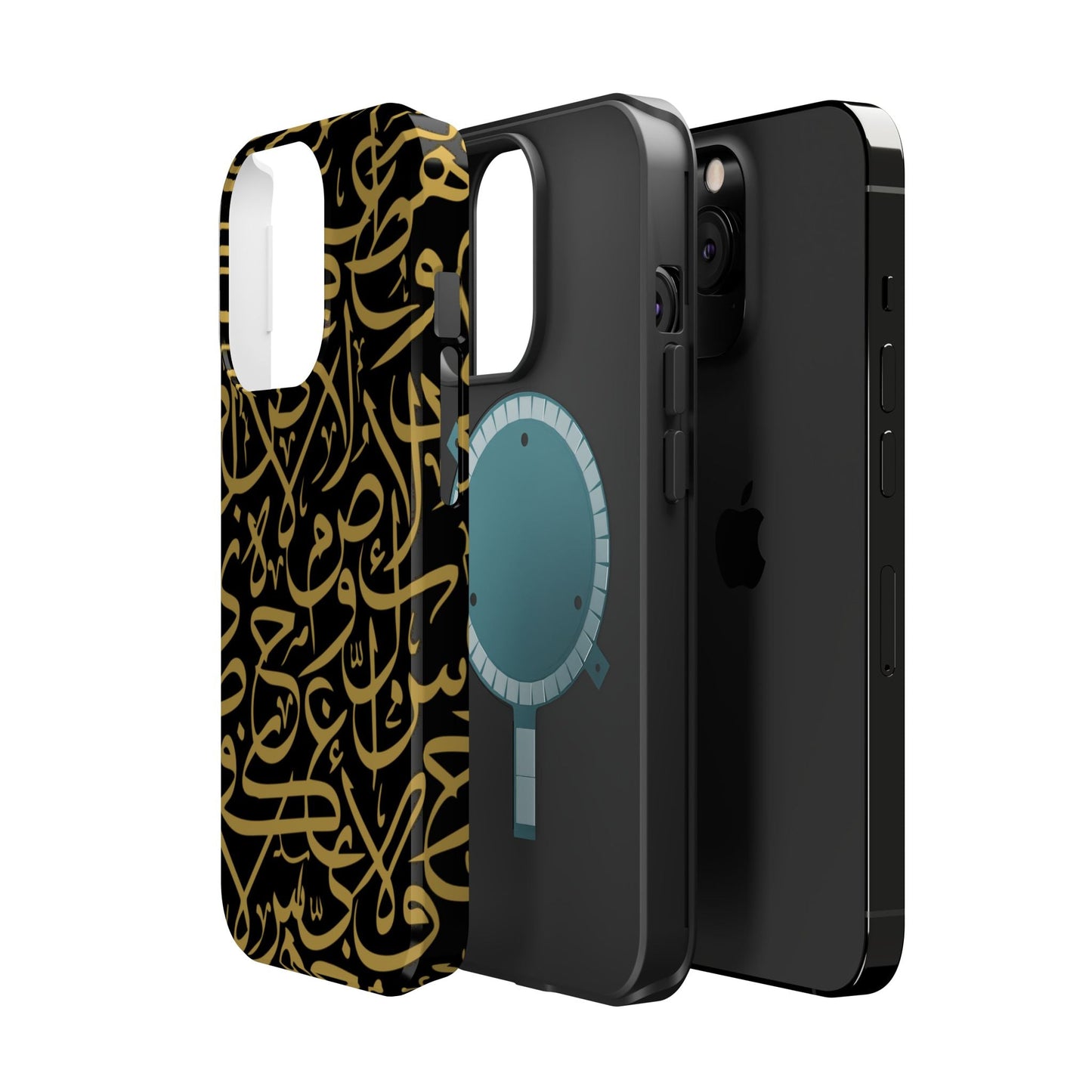 Black and Gold Arabic Letters  Iphone Magnetic Tough Cases