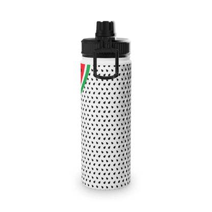Watermelon Stylish Stainless Steel Water Bottle with Sports Lid book cover