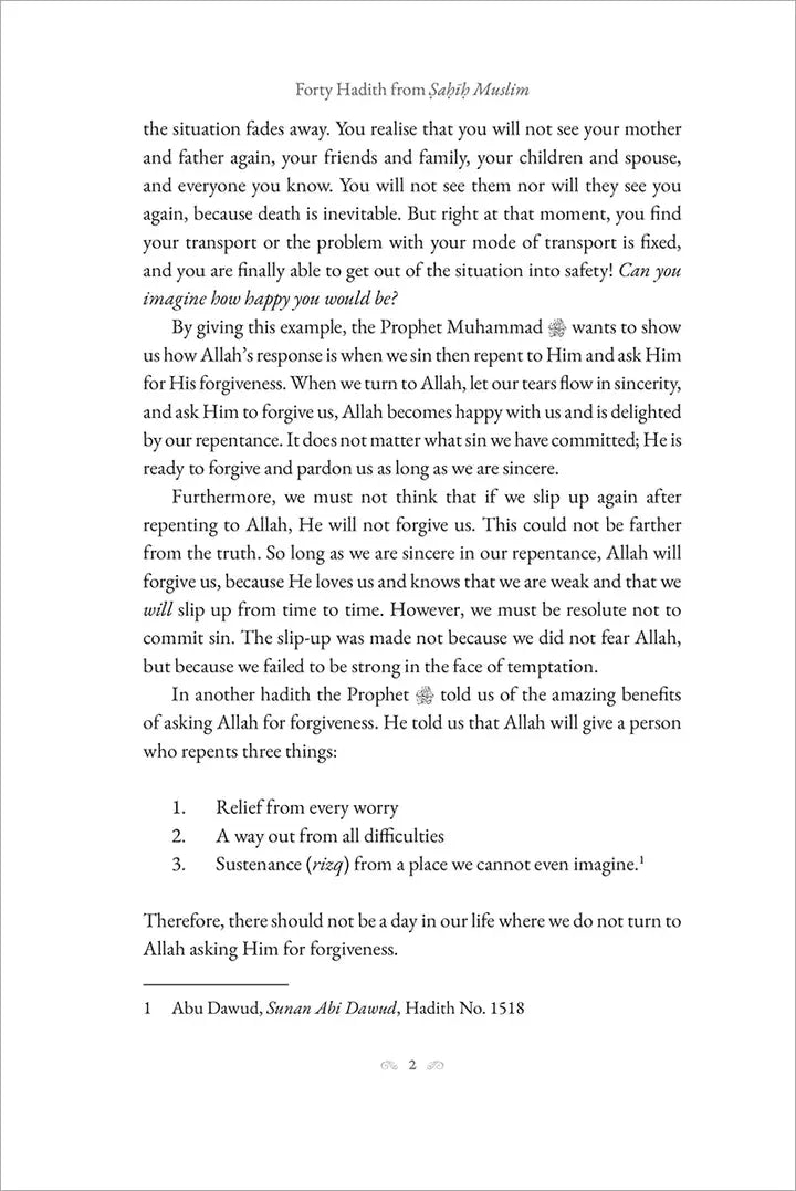 40 Hadith From Sahih Muslim Kube Publishing