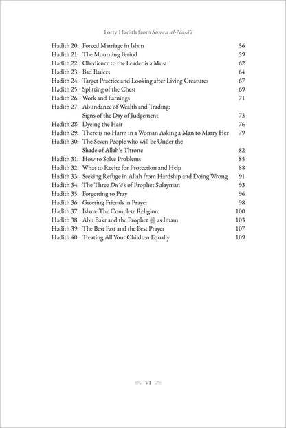 40 Hadith From Sunan Al Nasai Kube Publishing