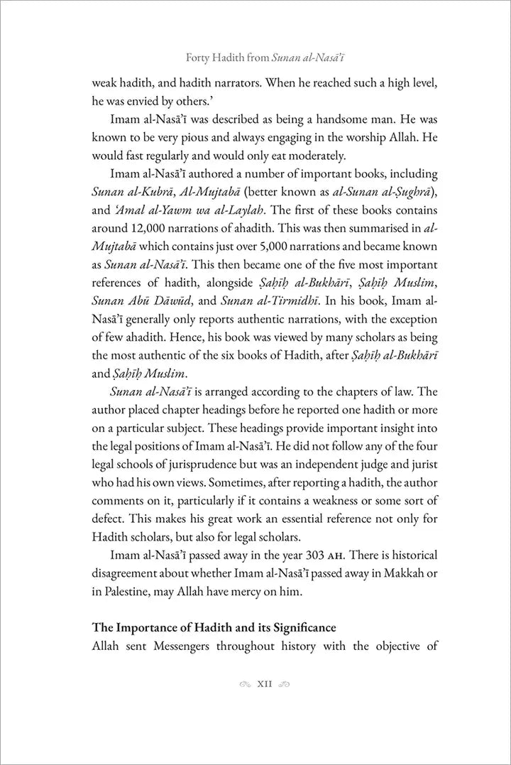 40 Hadith From Sunan Al Nasai Kube Publishing