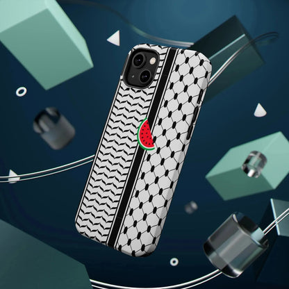 Kufieh Geometric Design Iphone Magnetic Tough Case book cover