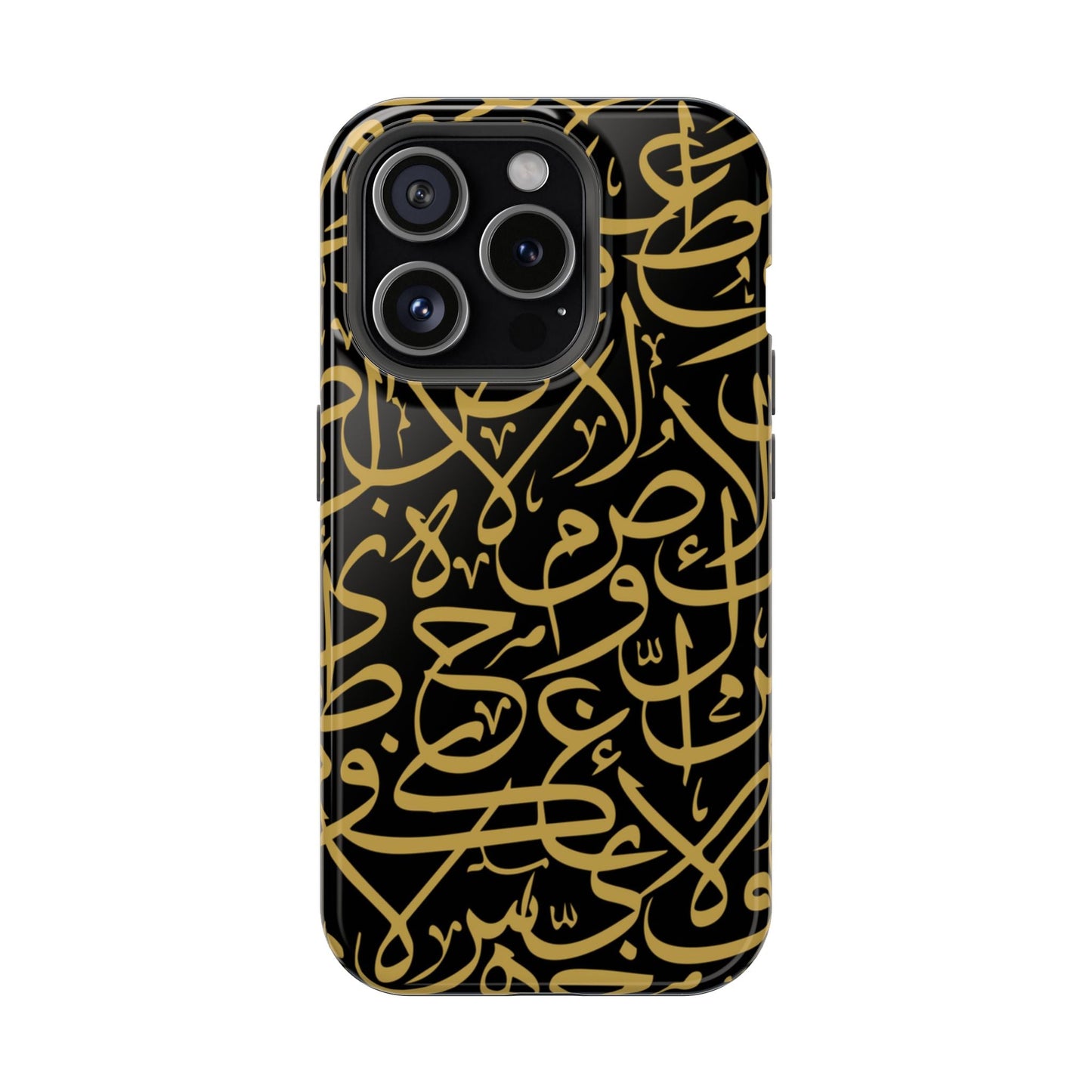 Black and Gold Arabic Letters  Iphone Magnetic Tough Cases