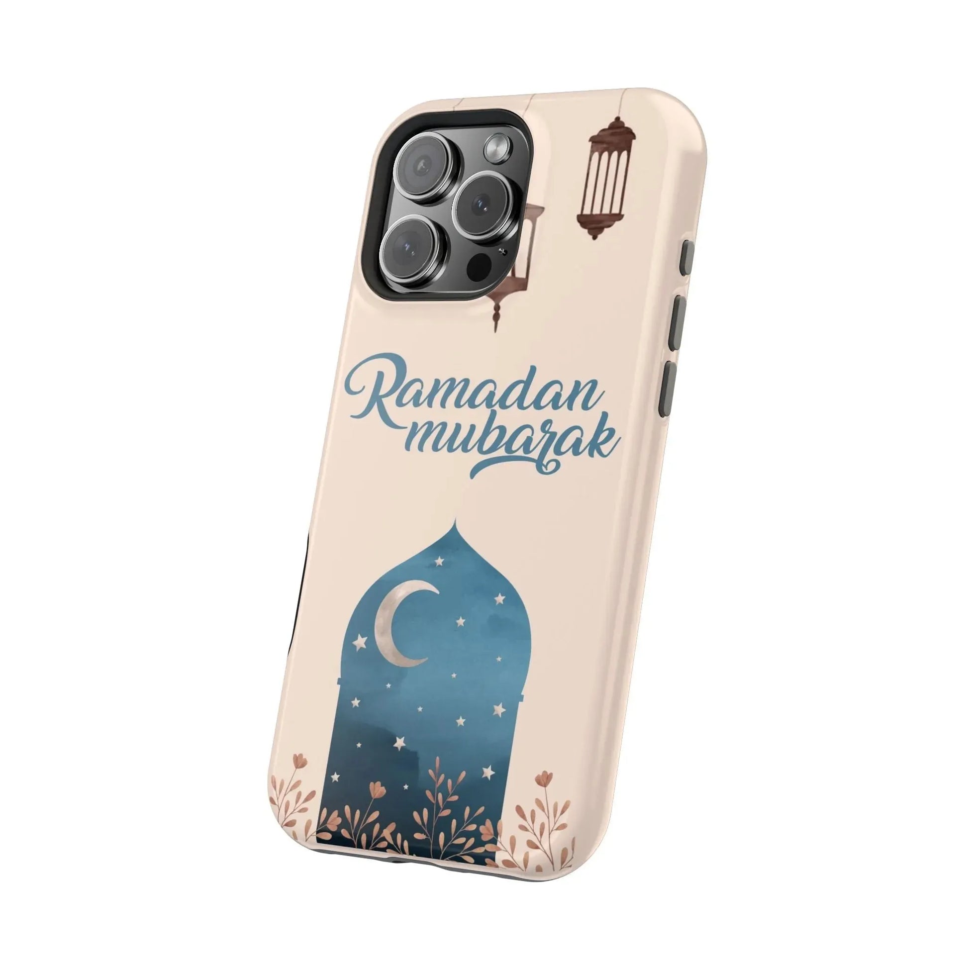 Ramadan Mubarak Design - Iphone Magnetic Tough Case book cover