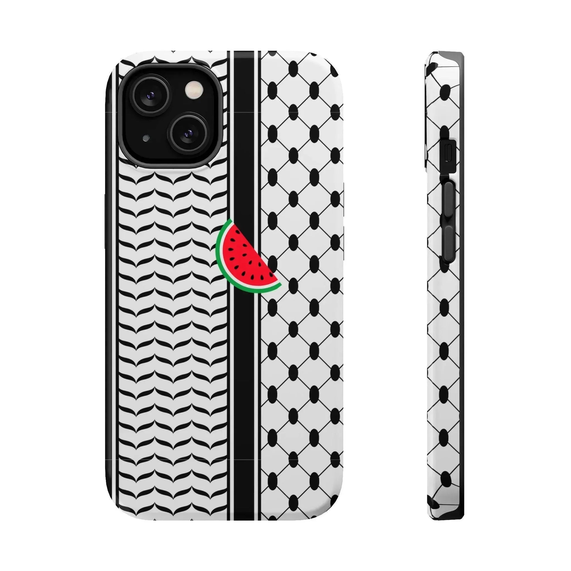 Kufieh Geometric Design Iphone Magnetic Tough Case book cover