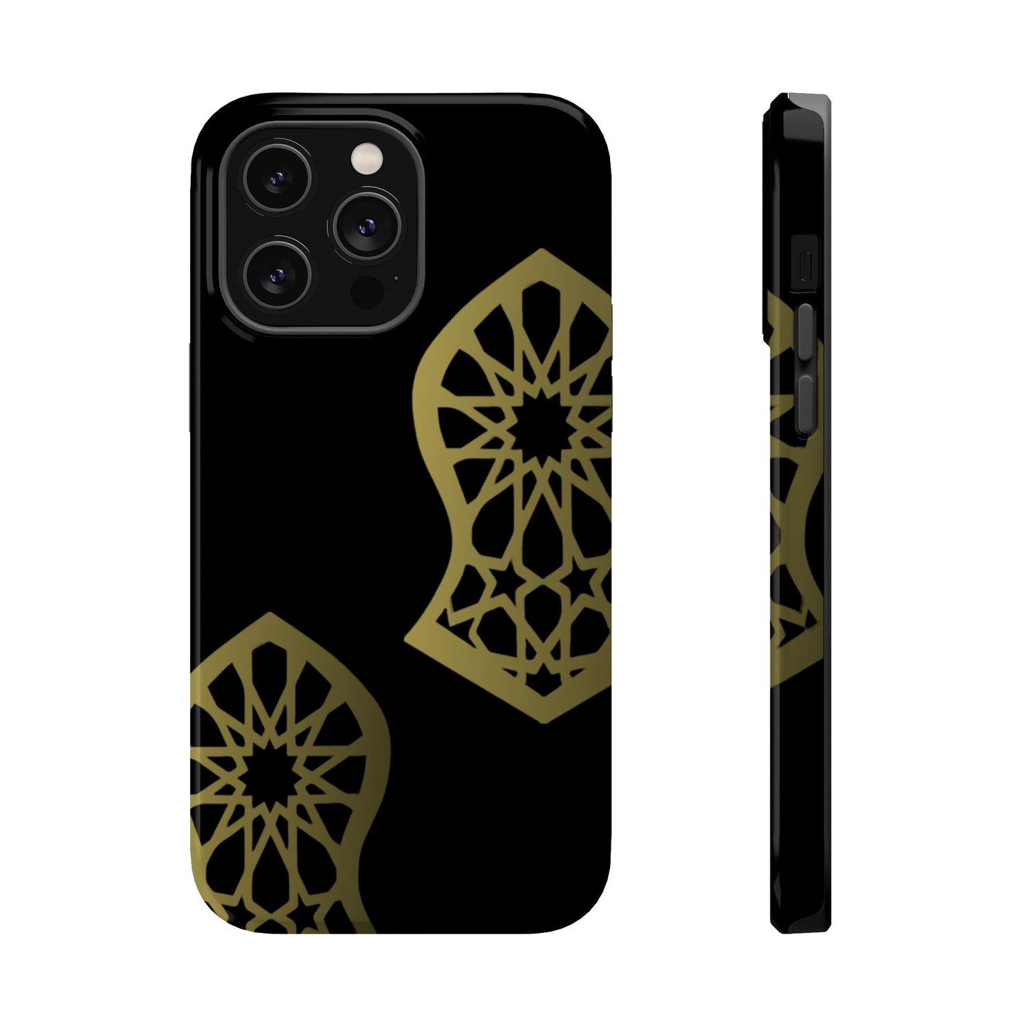 Grey and Gold Sandala Design Iphone Magnetic Tough Cases