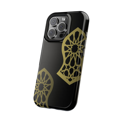 Grey and Gold Sandala Design Iphone Magnetic Tough Cases