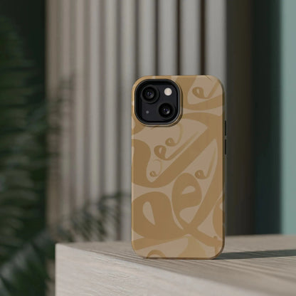 Waw " Design - Iphone Magnetic Tough Case book cover