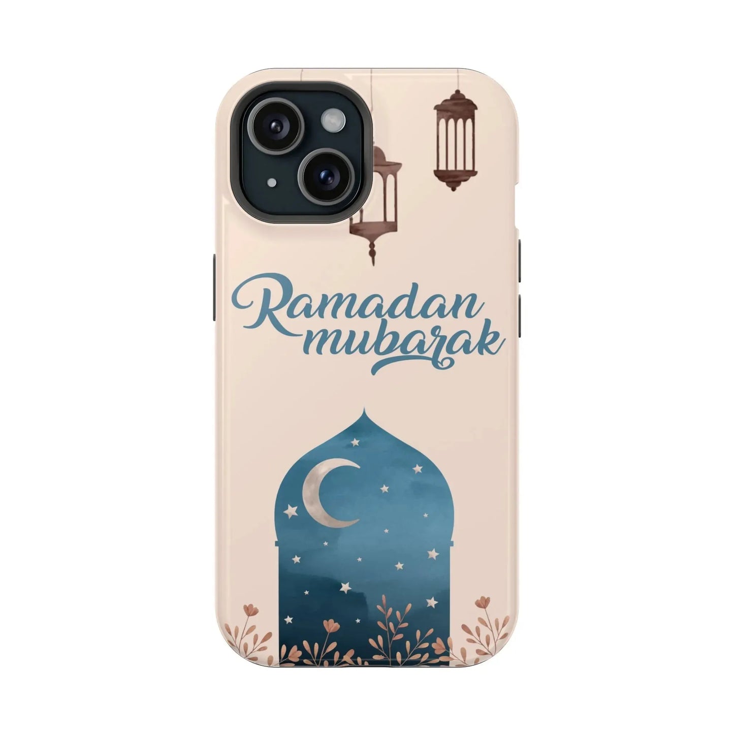 Ramadan Mubarak Design - Iphone Magnetic Tough Case book cover