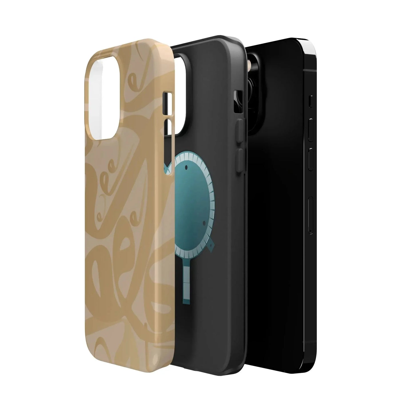 Waw " Design - Iphone Magnetic Tough Case book cover