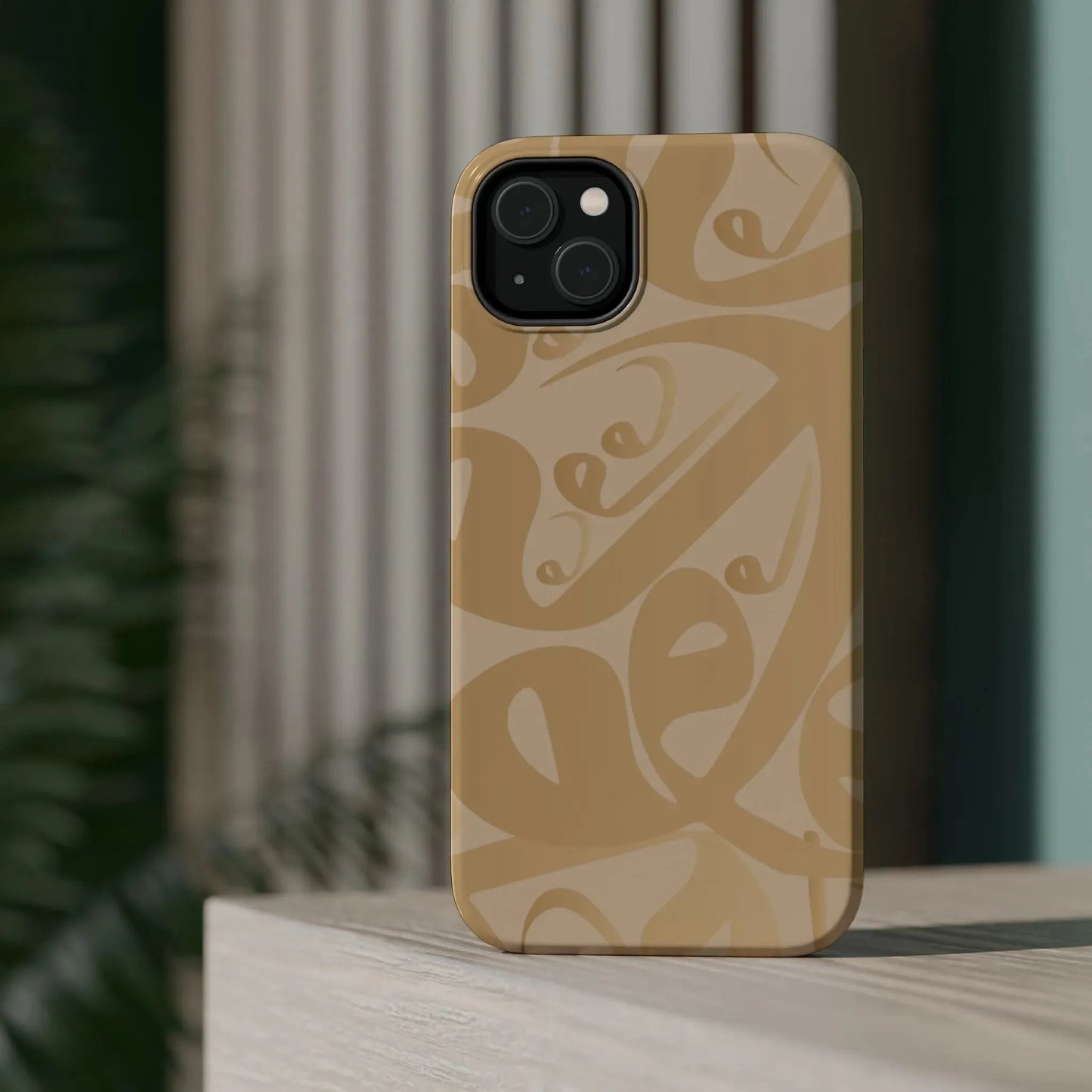 Waw " Design - Iphone Magnetic Tough Case book cover