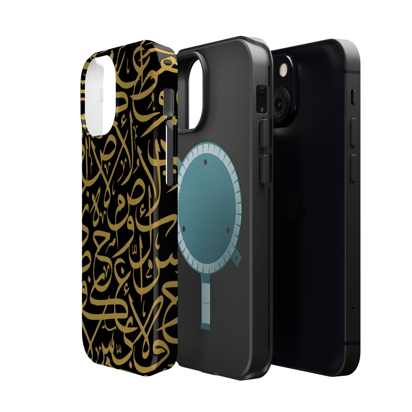 Black and Gold Arabic Letters  Iphone Magnetic Tough Cases