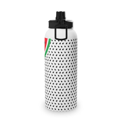 Watermelon Stylish Stainless Steel Water Bottle with Sports Lid book cover