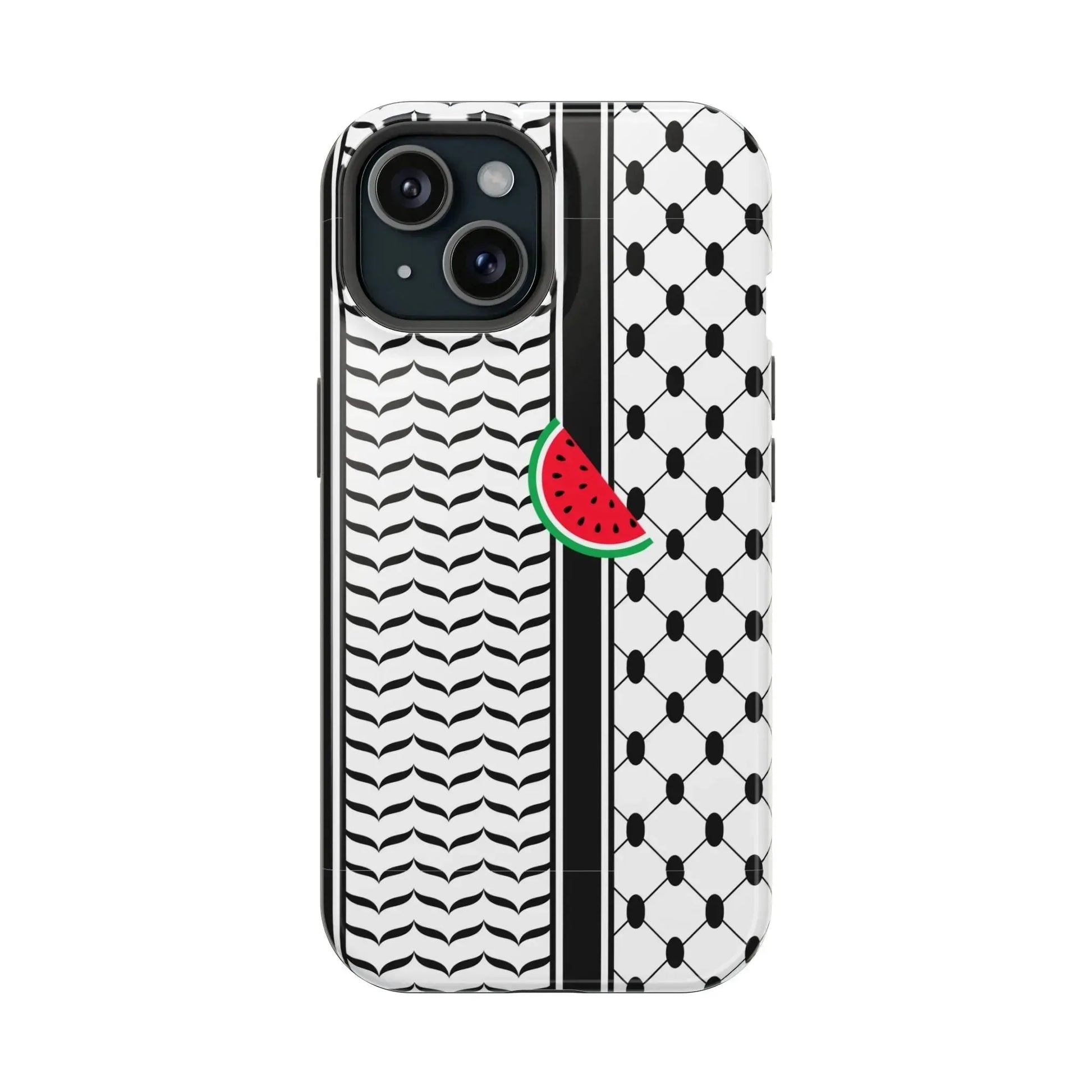 Kufieh Geometric Design Iphone Magnetic Tough Case book cover