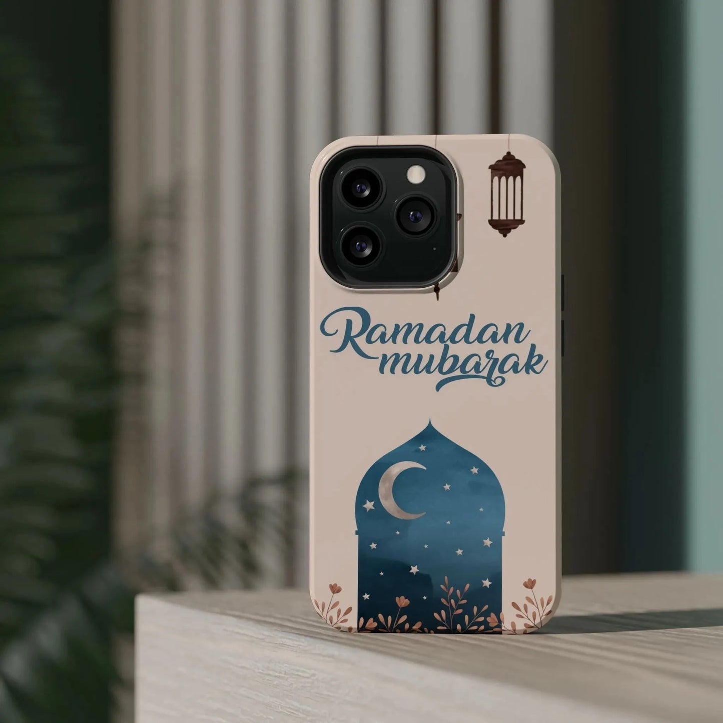 Ramadan Mubarak Design - Iphone Magnetic Tough Case book cover