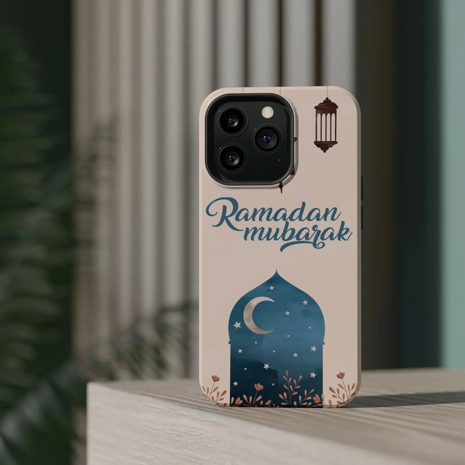 Ramadan Mubarak Design - Iphone Magnetic Tough Case book cover